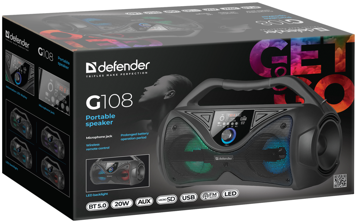 Колонка Defender g108. Колонка Defender 20вт портативная. Bluetooth-колонка Defender g108. Колонка g-108 Defender g108. Defender g104